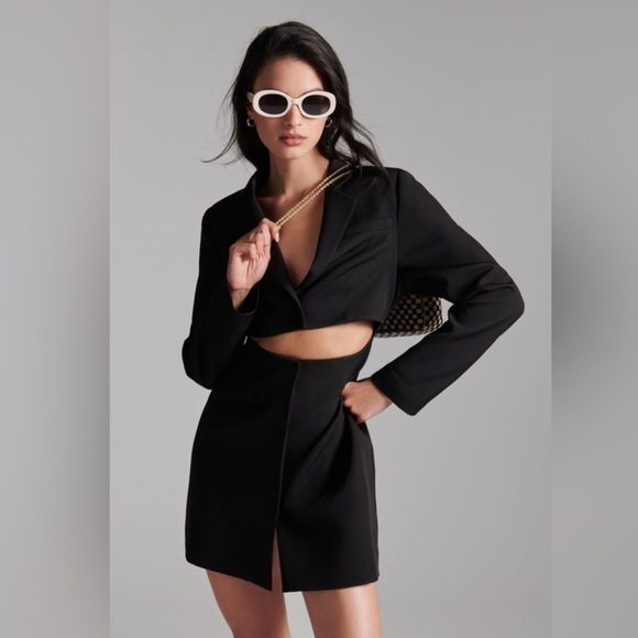 Mare Mare Cut Out Blazer Dreess - Picture 1 of 8